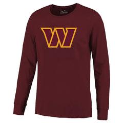NFL Washington Commanders Jayden Daniels Majestic Threads Name & Number Non-Distressed Long Sleeve T-Shirt