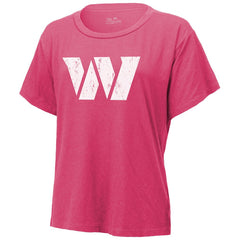 NFL Washington Commanders Jayden Daniels Majestic Threads Women's Name & Number T-Shirt