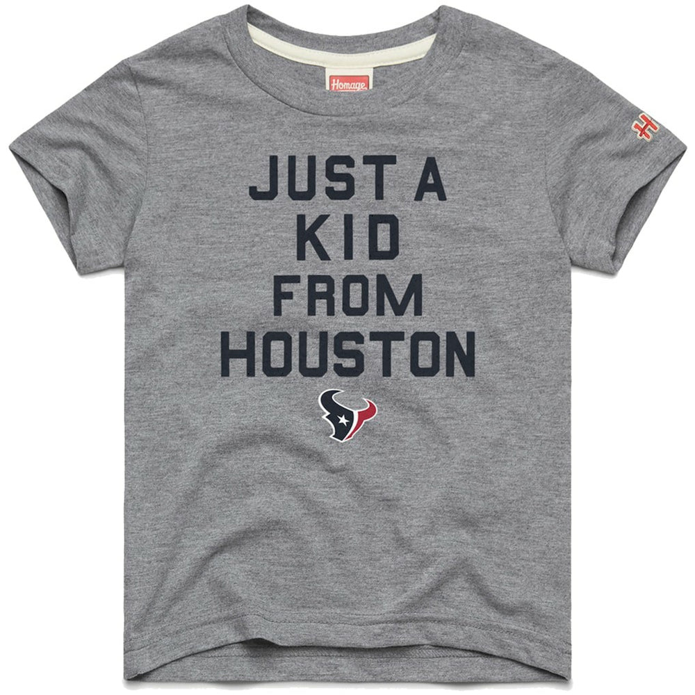 NFL Houston Texans Homage Youth Just a Kid Tri-Blend T-Shirt