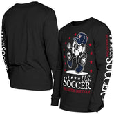 USMNT New Era Old School Sport Long Sleeve T-Shirt / Soccer Discount