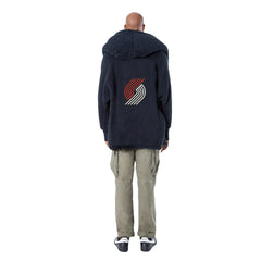The Best Lounger in the World By Jill Martin Portland Trail Blazers Unisex Black Oversized Open-Front Hoodie Sweater online