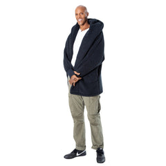 The Best Lounger in the World By Jill Martin Charlotte Hornets Unisex Black Oversized Open-Front Hoodie Sweater cheap