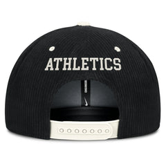 Athletics Pro Corduroy Structured Snapback Hat - Black | Nike