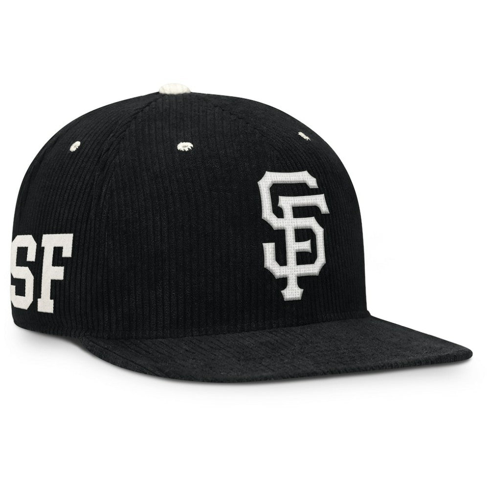 San Francisco Giants Pro Corduroy Structured Snapback Hat - Black | Nike