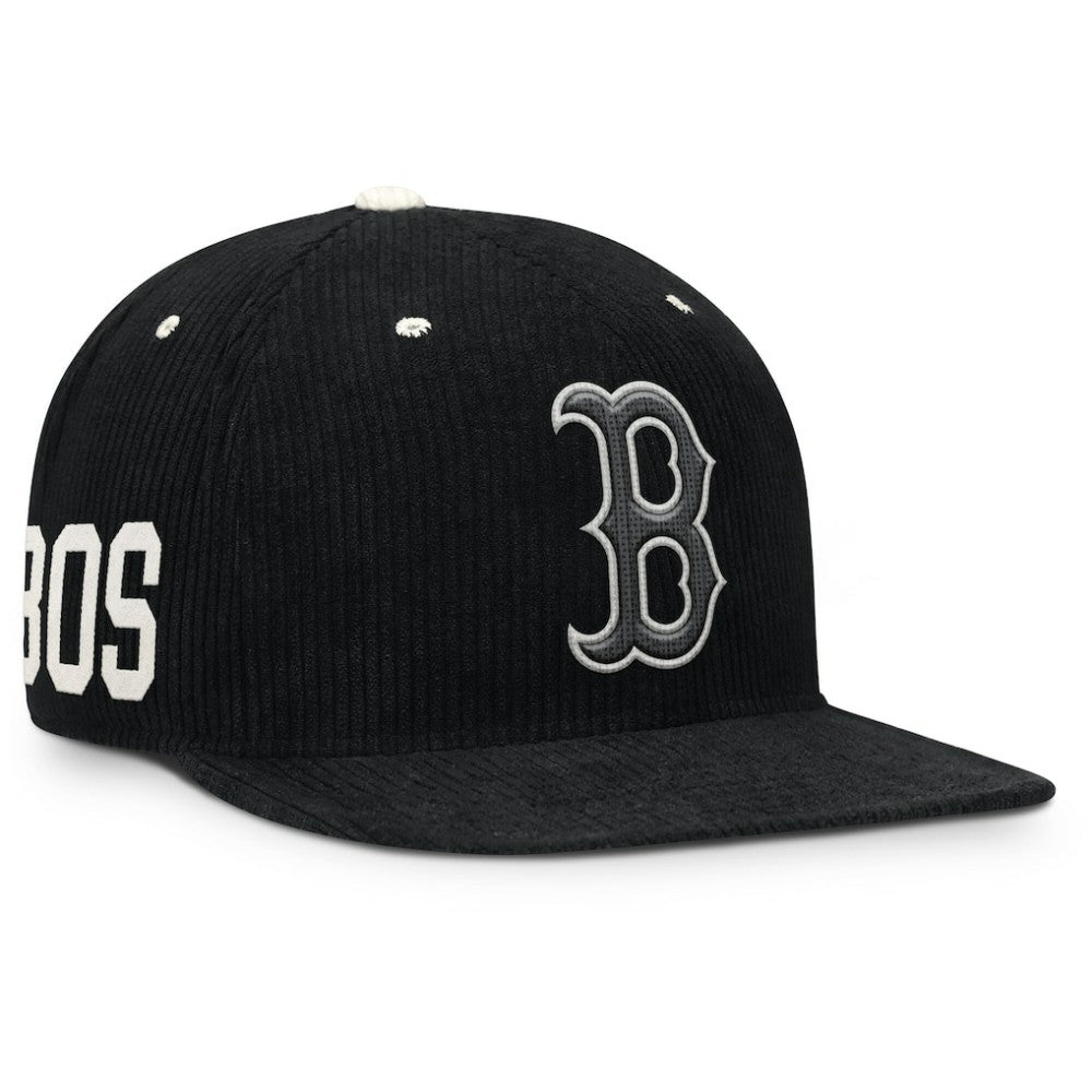 Boston Red Sox Pro Corduroy Structured Snapback Hat - Black | Nike