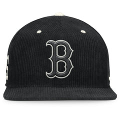 Boston Red Sox Pro Corduroy Structured Snapback Hat - Black | Nike