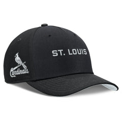 St. Louis Cardinals Rise Performance Adjustable Hat - Black | Nike