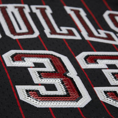 Scottie Pippen Chicago Bulls x DANNIJO Women's Fashion Cropped Basketball Jersey sale - Black | Mitchell & Ness shop
