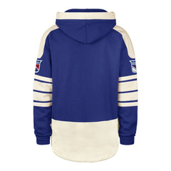 New York Rangers '47 Blue Line Heritage Lacer Pullover Hoodie