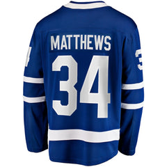 Auston Matthews Toronto Maple Leafs Fanatics Captain Patch Home Breakaway Player Jersey