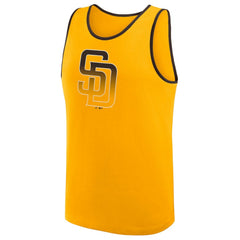 San Diego Padres Logo Athletic Unmatched Success Tank Top - Gold