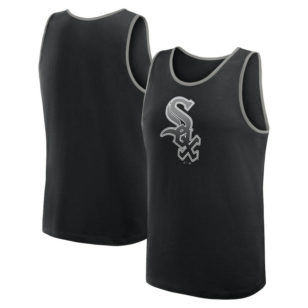 Chicago White Sox Logo Athletic Unmatched Success Tank Top - Black