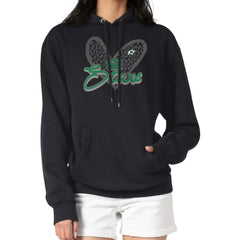 Dallas Stars G-III 4Her by Carl Banks Women's Animal Print Heart Fleece Pullover Hoodie