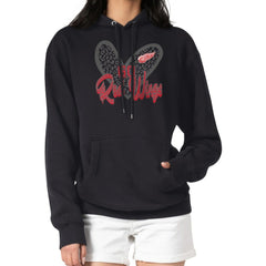 Detroit Red Wings G-III 4Her by Carl Banks Women's Animal Print Heart Fleece Pullover Hoodie