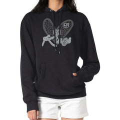 Los Angeles Kings G-III 4Her by Carl Banks Women's Animal Print Heart Fleece Pullover Hoodie