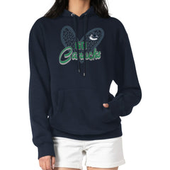 Vancouver Canucks G-III 4Her by Carl Banks Women's Animal Print Heart Fleece Pullover Hoodie