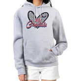 Washington Capitals G-III 4Her by Carl Banks Women's Animal Print Heart Fleece Pullover Hoodie
