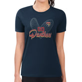Florida Panthers G-III 4Her by Carl Banks Women's Super-Slim Fit Lightweight Animal Print Heart T-Shirt