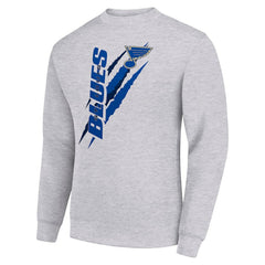St. Louis Blues Starter Color Scratch Pullover Sweatshirt