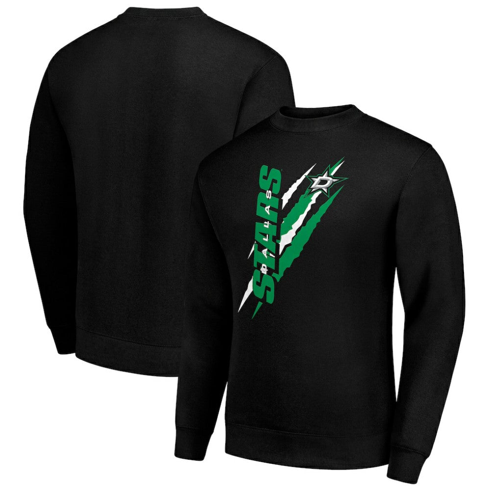 Dallas Stars Starter Color Scratch Pullover Sweatshirt