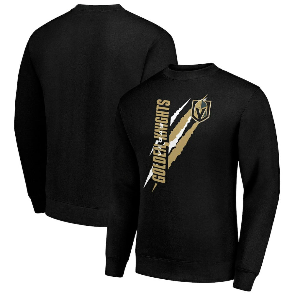Vegas Golden Knights Starter Color Scratch Pullover Sweatshirt