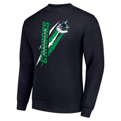Vancouver Canucks Starter Color Scratch Pullover Sweatshirt
