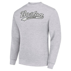 Boston Bruins Starter Tailsweep City Pullover Sweatshirt