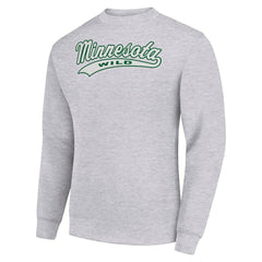 Minnesota Wild Starter Tailsweep City Pullover Sweatshirt