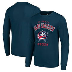 Columbus Blue Jackets Starter Logo Long Sleeve T-Shirt
