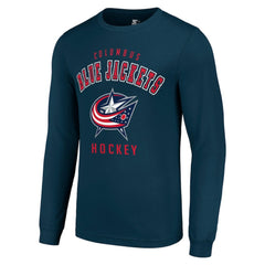 Columbus Blue Jackets Starter Logo Long Sleeve T-Shirt
