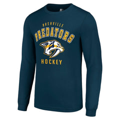 Nashville Predators Starter Logo Long Sleeve T-Shirt