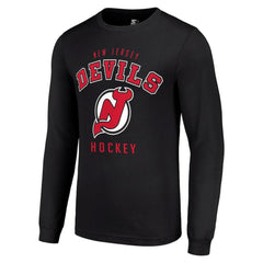 New Jersey Devils Starter Logo Long Sleeve T-Shirt