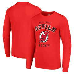 New Jersey Devils Starter Logo Long Sleeve T-Shirt