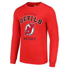 New Jersey Devils Starter Logo Long Sleeve T-Shirt
