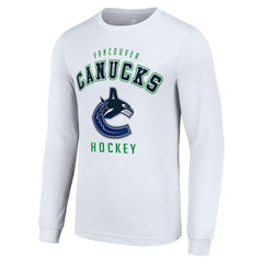 Vancouver Canucks Starter Logo Long Sleeve T-Shirt