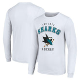 San Jose Sharks Starter Logo Long Sleeve T-Shirt