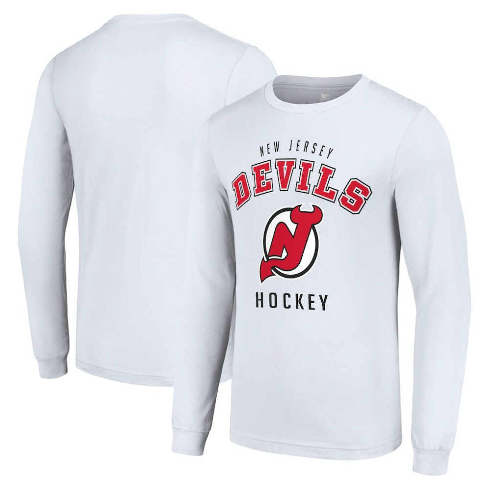 New Jersey Devils Starter Logo Long Sleeve T-Shirt