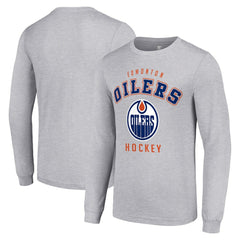 Edmonton Oilers Starter Logo Long Sleeve T-Shirt