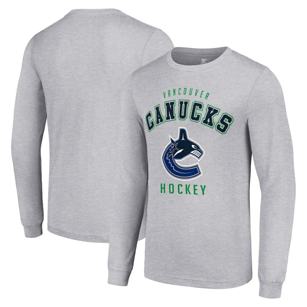 Vancouver Canucks Starter Logo Long Sleeve T-Shirt