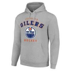 Edmonton Oilers Starter Logo Pullover Hoodie