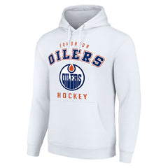 Edmonton Oilers Starter Logo Pullover Hoodie