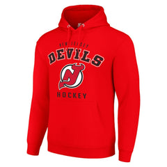 New Jersey Devils Starter Logo Pullover Hoodie