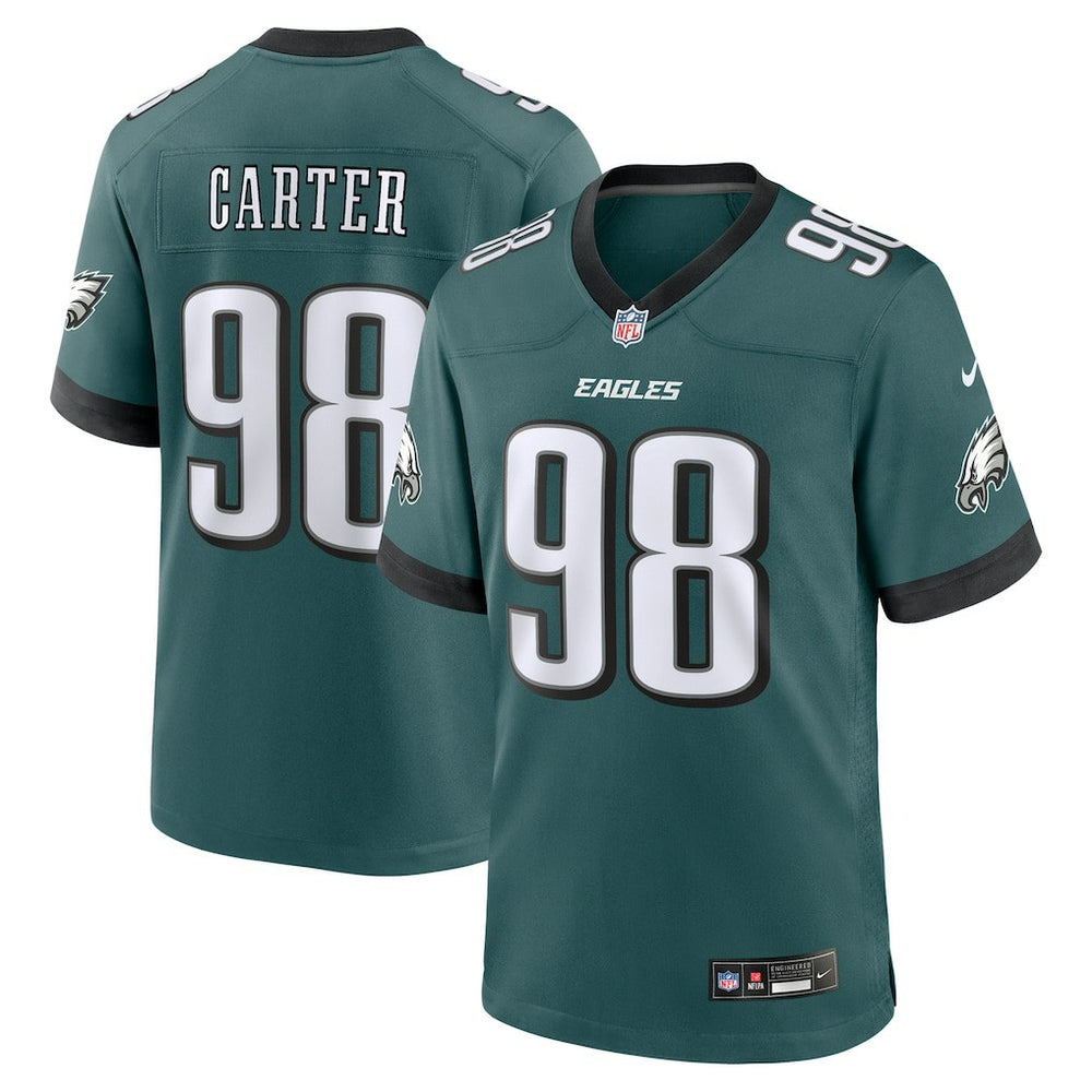 NFL Philadelphia Eagles Jalen Carter Team Game Jersey