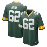 NFL Green Bay Packers Jacob Monk Game Jersey
