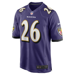 NFL Baltimore Ravens Rasheen Ali Team Game Jersey
