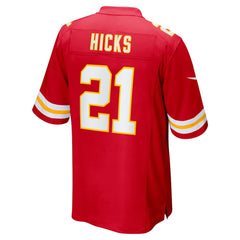 NFL Kansas City Chiefs Jaden Hicks Game Jersey