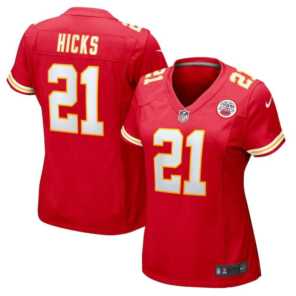 NFL Kansas City Chiefs Jaden Hicks Women's Game Jersey