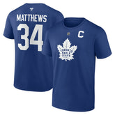 Auston Matthews Toronto Maple Leafs Fanatics Authentic Stack Name & Number T-Shirt