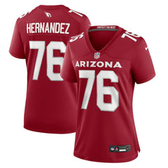 NFL Arizona Cardinals Will Hernandez Women's Game Jersey