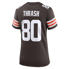 NFL Cleveland Browns Jamari Thrash Women's Game Jersey